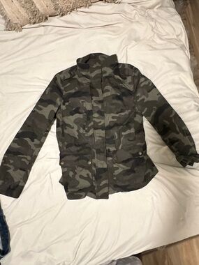 Camo Utility Jacket - Green Camouflage